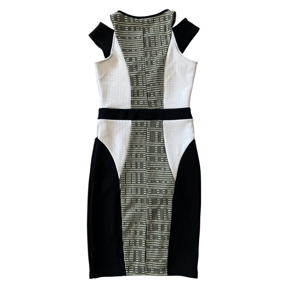 River Island | Black and White Women's Dress Size Medium 6 - Picture 14 of 15